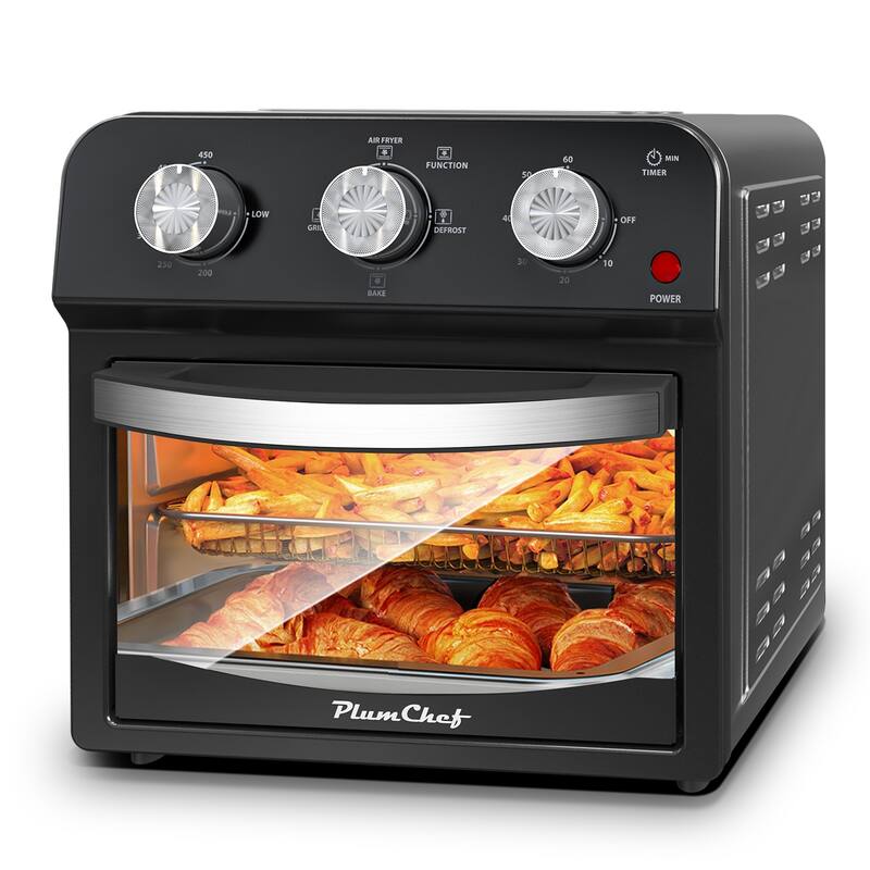 12.5 Quart Air Fryer Convection Toaster Oven, 1500W, 4 Cooking Modes, 7-in-1 Multifunction