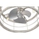preview thumbnail 10 of 12, Hunter 22 inch Bridgette Fandelier Ceiling Fan w/ Light, Remote - Modern, Industrial, Farmhouse - Small Spaces