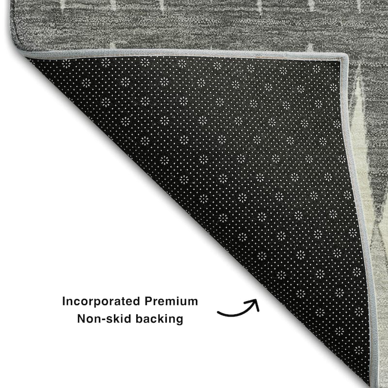 Premium Washable Super Soft Modern Ziggy Mayfield Rug