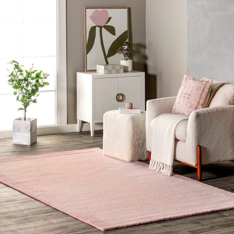 Nuloom Marianne Handmade Wool Border Area Rug