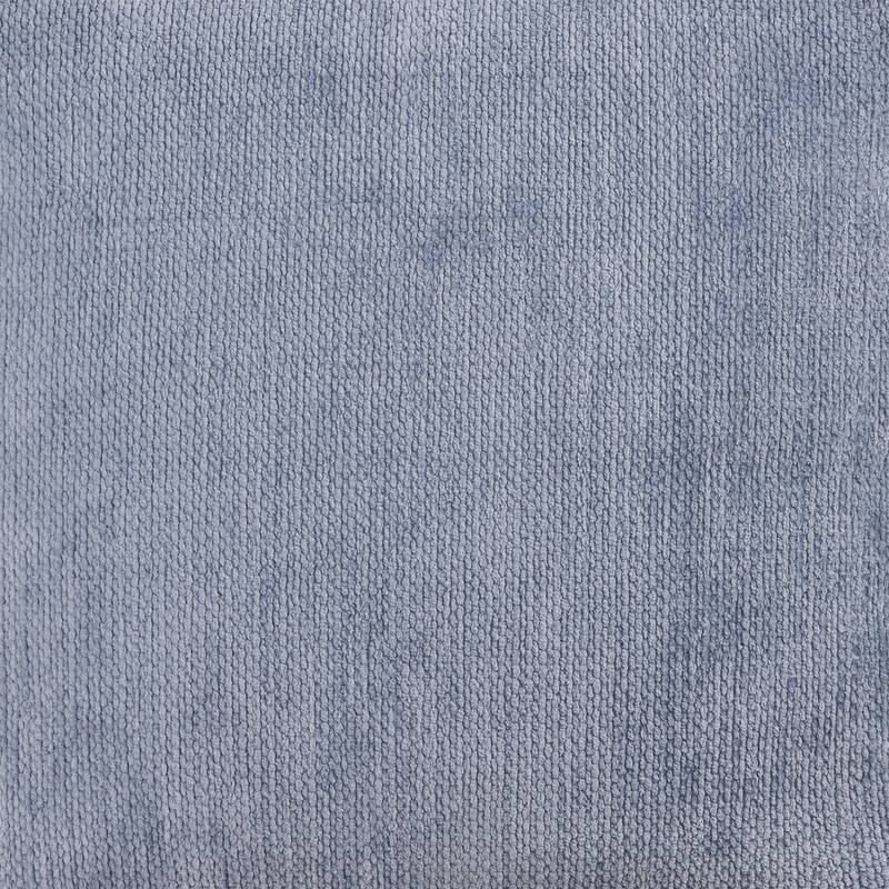 Sevita Transitional Solid Chenille Indoor Pouf