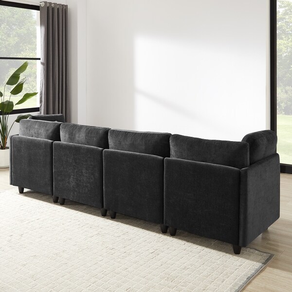 Warenne 7-Piece combination sofa chair, L-Shaped with Cushions
