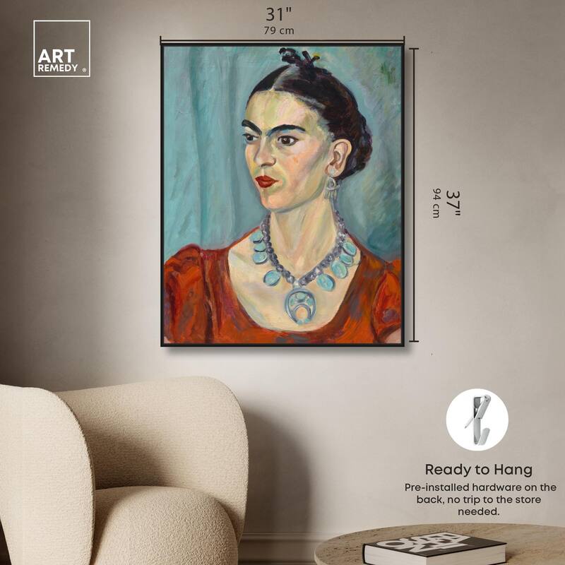 Frida Kahlo by Magda Pach 1933 Canvas by Art Remedy