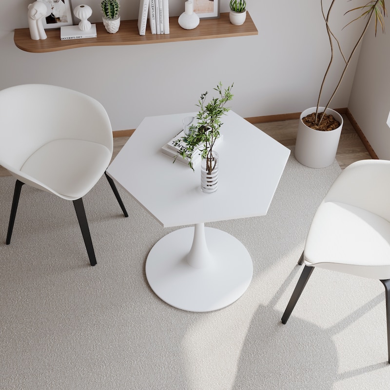 31.50"Modern Octagonal Dining Coffee Table for Kitchen Living Room