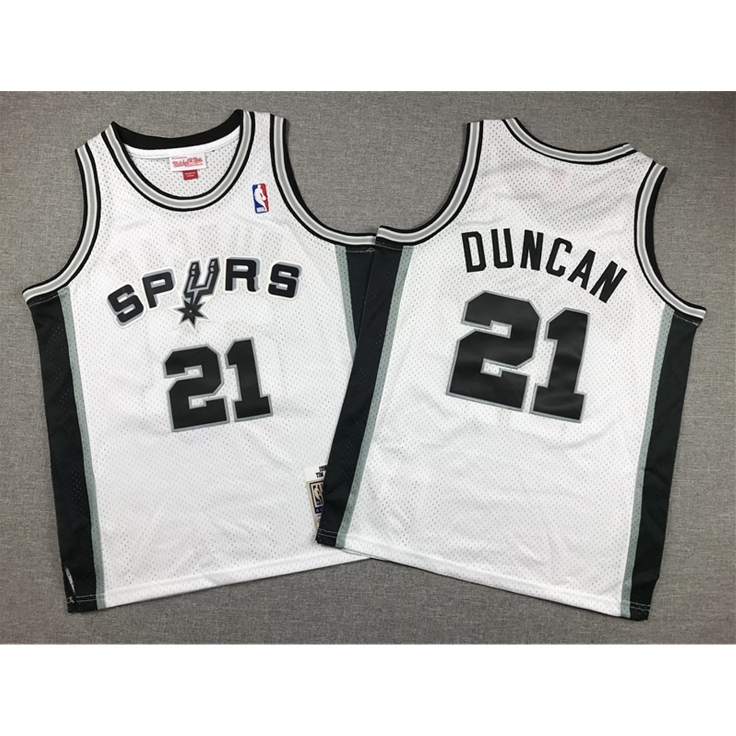 Tim duncan white jersey sale