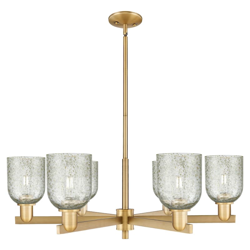 Innovations Lighting Endless Possibilities Arcadia - Caledonia - 6 Light 35" Stem Hung Chandelier - Brushed Brass