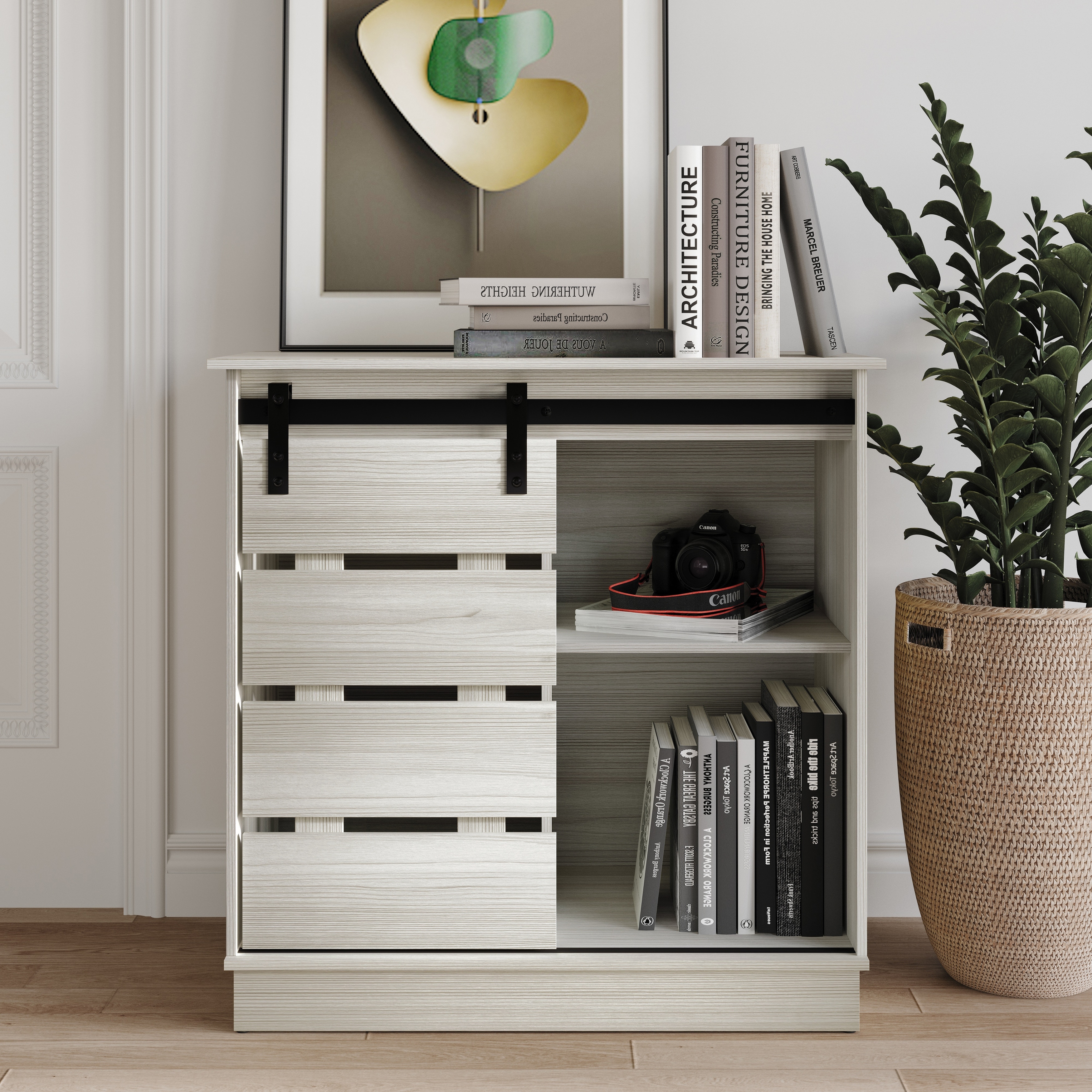 CraftPorch Farmhouse Sideboard Cabinet