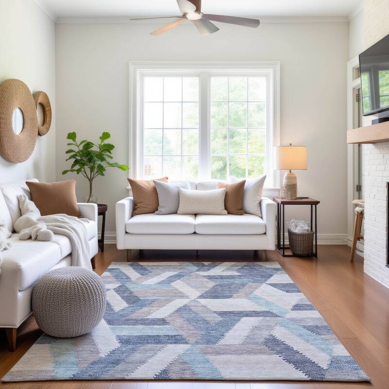 Premium Washable Super Soft Modern Cali Mayfield Rug