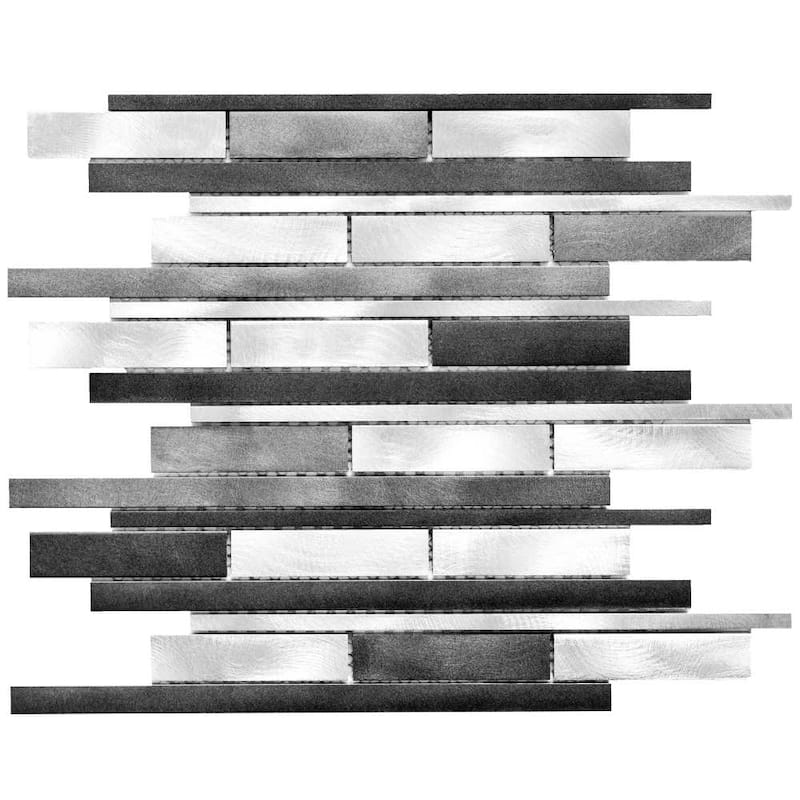 Mason 1x3 Metal Brick Mosaic Tile - Wall & Backsplash