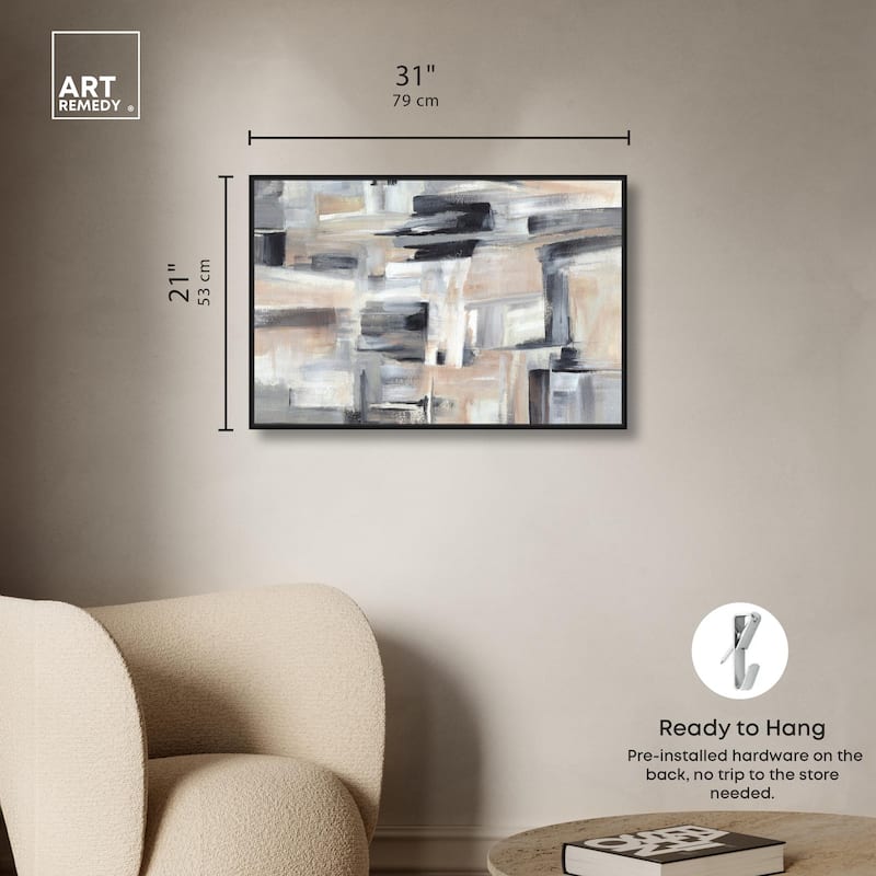 Neutral Nirvana Canvas by Art Remedy