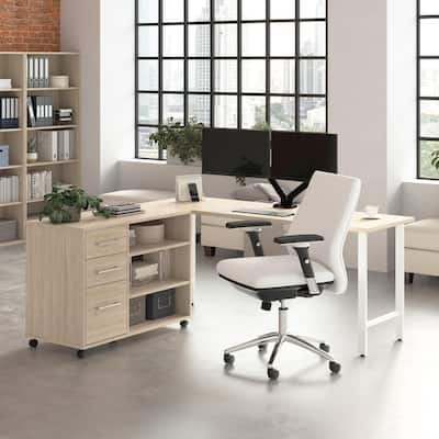 Bush Business Furniture Hustle 72W x 24D Computer Desk with Storage