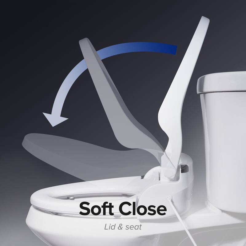 SmartBidet SB-2400 Electric Bidet Seat for Elongated or Round Toilets