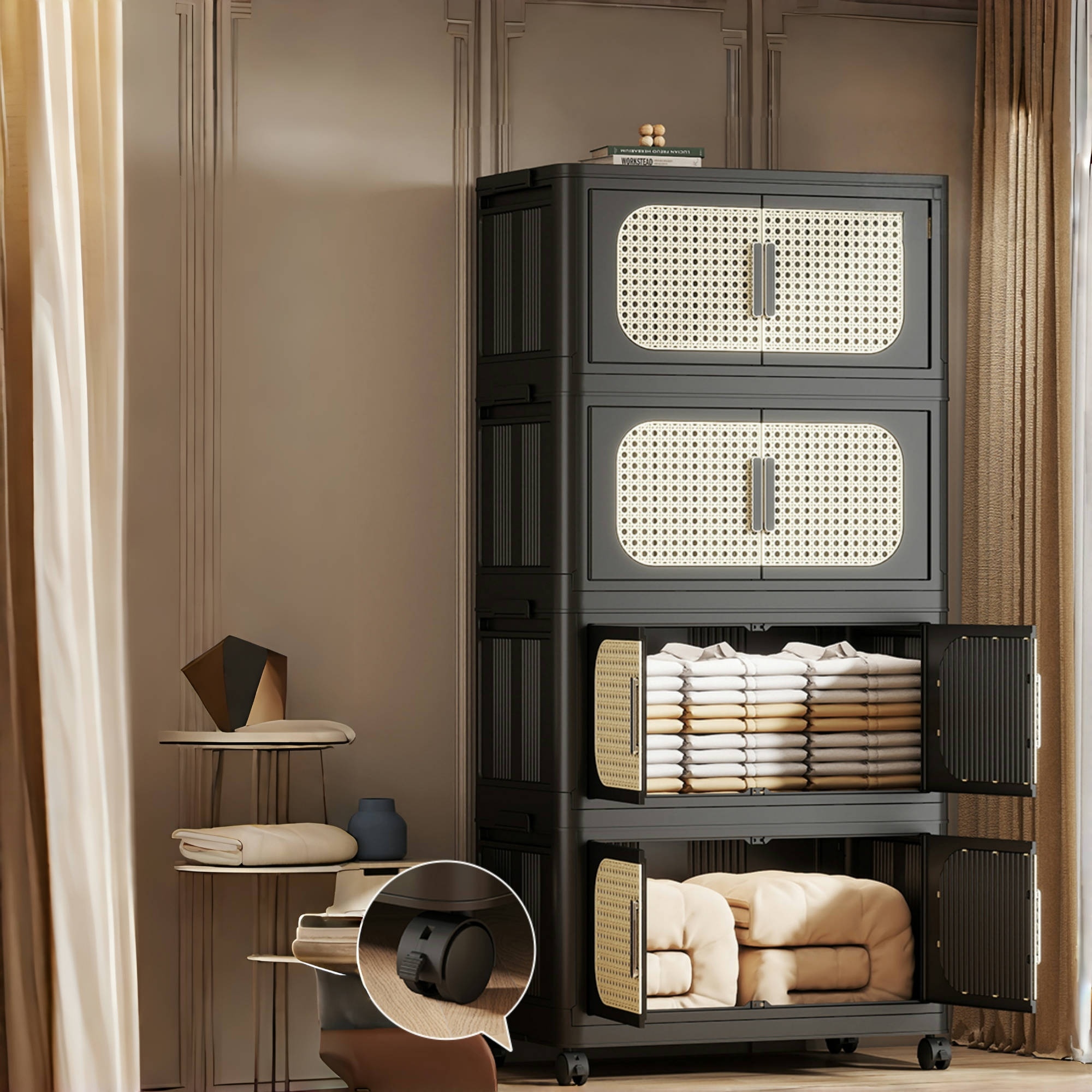 4-Tier Retro Black 20