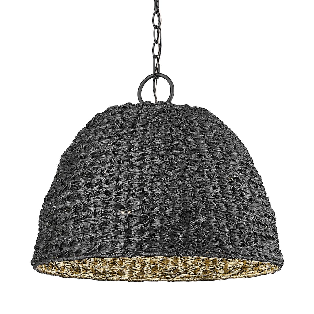 Golden Lighting 1081-O3P Rue 3 Light Outdoor Pendant