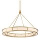 preview thumbnail 1 of 5, Minka Lavery 3476-L Velaris 37" Wide Pendant with Faux Alabaster