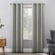 Sun Zero Hayden Energy Saving Blackout Grommet Curtain Panel, Single Panel - 40 x 108 - Silver Gray
