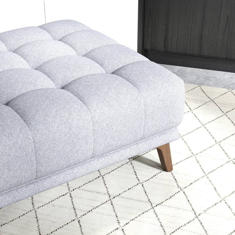 Addison Square Upholstered Ottoman Comfortable choice, multiple functions, classic design, and cozy corners