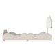 preview thumbnail 15 of 25, Twin Size Velvet Upholstered Platform Bed, Cloud Shape Headboard,Footboard, Side board
