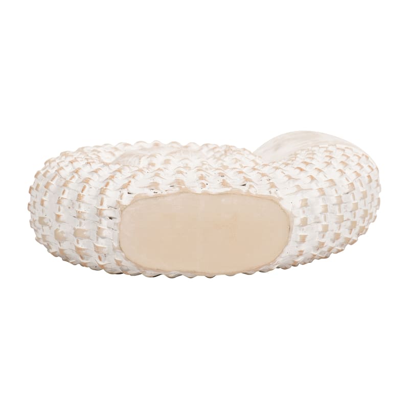 Sagebrook Home Ceramic Shell Figurine - Elegant Home Decor Accent Piece