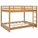 preview thumbnail 16 of 20, Wood Queen Size Bunk Bed with Ladder for Space-Saving and Easy Access
