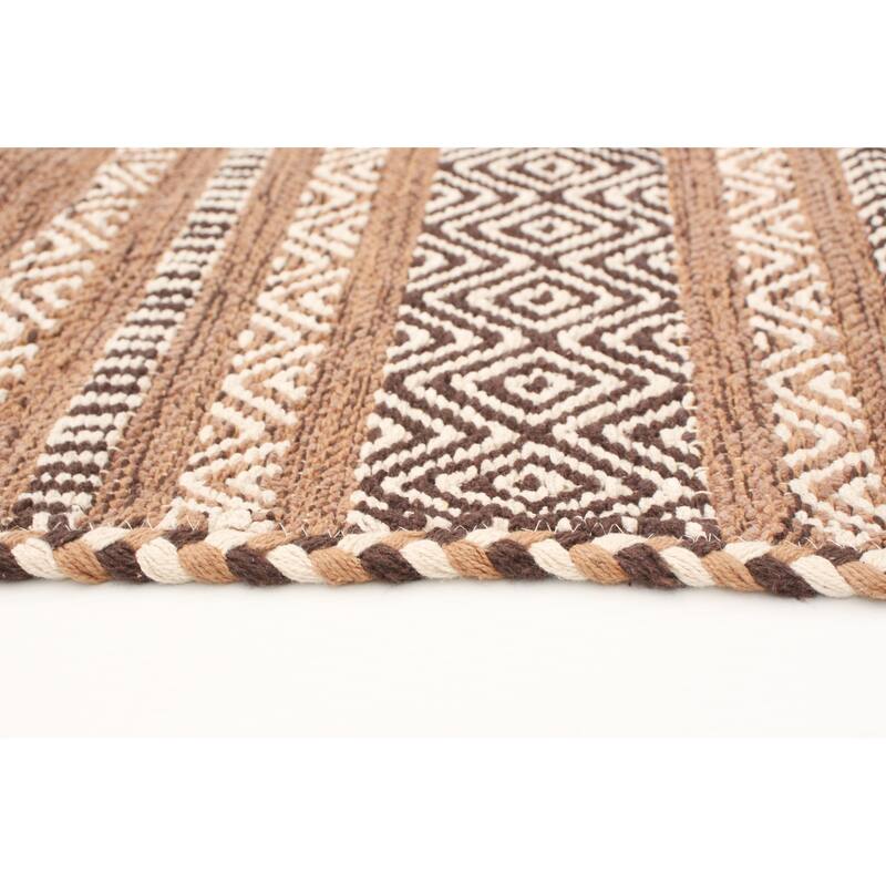 ECARPETGALLERY Arizona Flat-weave Wool Kilim Area Rug