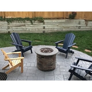 Hoonah Outdoor Circular Fire Table by Christopher Knight Home