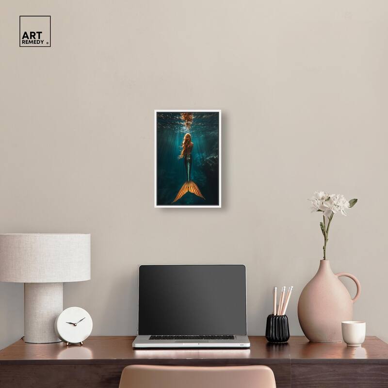 Mermaid Day Canvas by Art Remedy