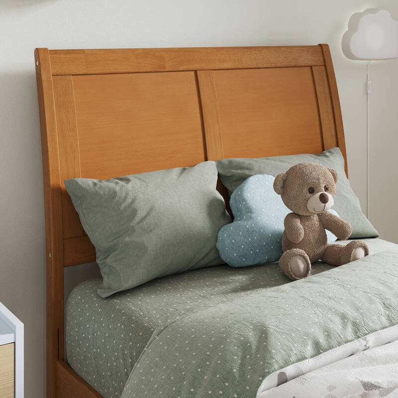 Andorra Platform Bed with Panel Footboard and Twin Trundle