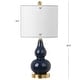 preview thumbnail 25 of 81, Anya 20.5" Mini Glass LED Table Lamp, Gray by JONATHAN Y