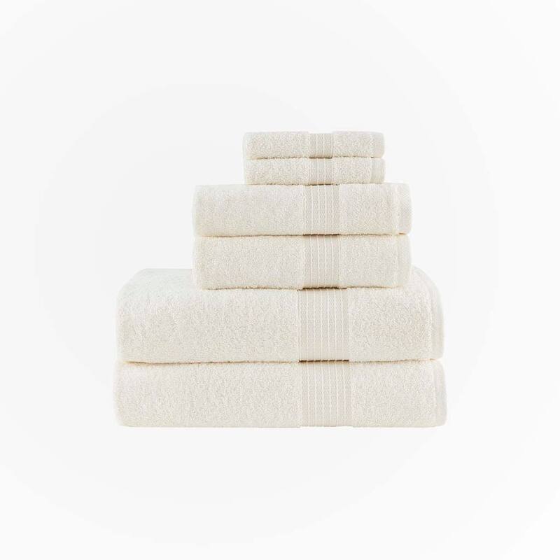 6 Piece Cotton Towel Set