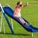 preview thumbnail 5 of 6, XDP Recreation All Star Playground Outdoor Swing Set, Rider, Super Disc & Slide