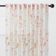 preview thumbnail 6 of 17, Chanasya Floral Sheer Window Bedroom Curtain Panel Pair (Set of 2) W52 x H108 Inches - Orange