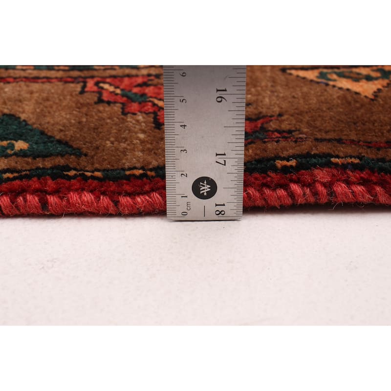 ECARPETGALLERY Hand-knotted Konya Anatolian Black, Red Wool Rug - 4'3 x 9'9