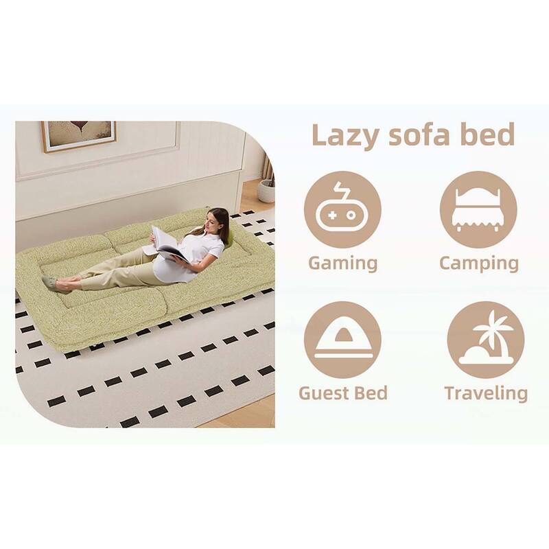 Folding Sofa Chair with 5 Adjustable Positions,Floor Lounge for Gaming,Meditation,and Relaxation