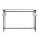 preview thumbnail 3 of 5, Amadeo 49 in. W Rectangular Stone and Metal Console Table
