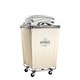 preview thumbnail 9 of 14, Seville Classics Commercial Heavy-Duty Canvas Laundry Removable Basket Hamper with Wheels, 18.25" D x 18.25" W x 27.5" H Off-White