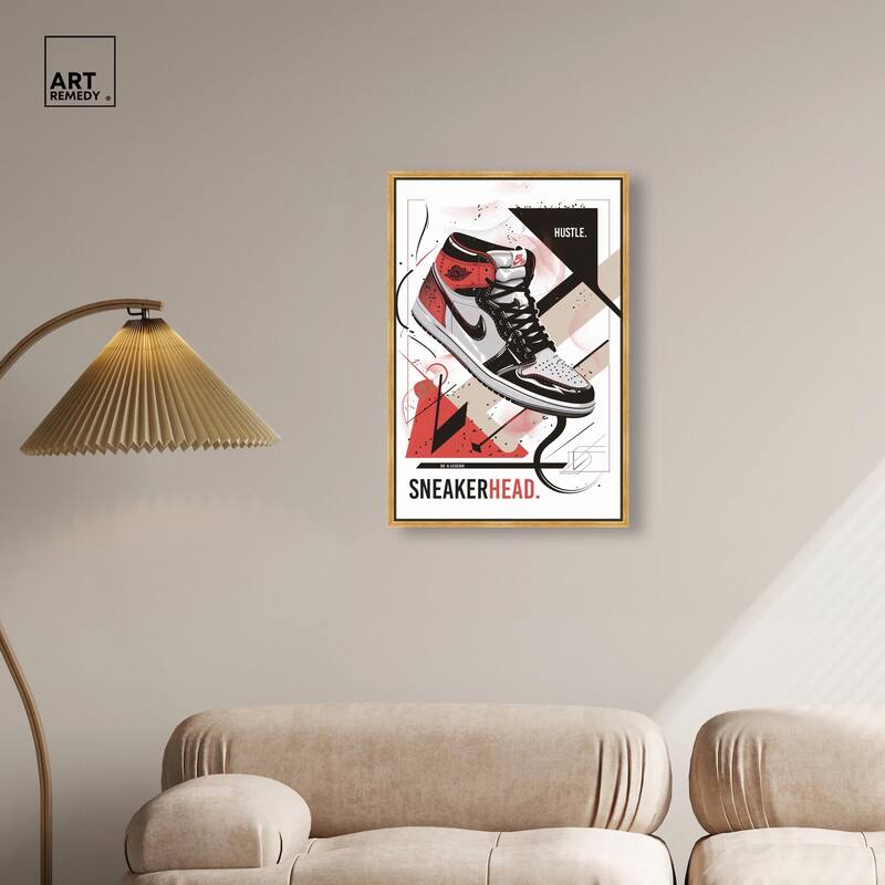 Stylish Sneakerhead Canvas by Art Remedy