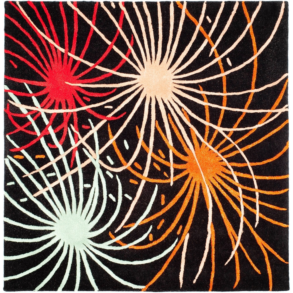 SAFAVIEH Handmade Soho Rine Fireworks N.Z. Wool Rug