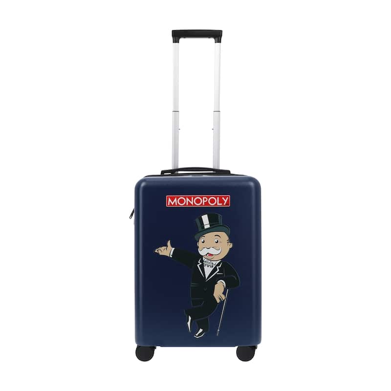 Hasbro Monopoly Ful 22.5" carry-on luggage