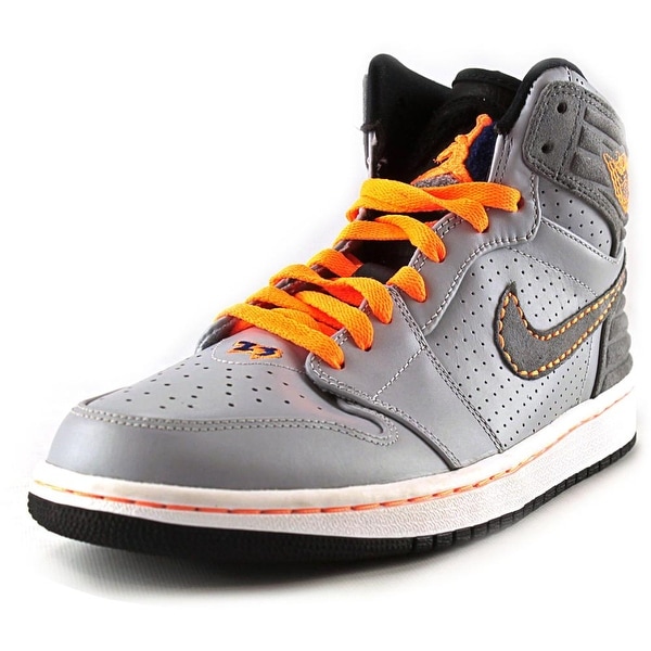 Jordan Air Jordan 1 Retro '93 Men Round Toe Synthetic Gray Sneakers