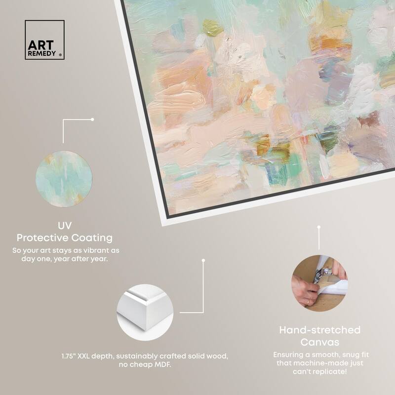 Expressive Swirls Canvas by Art Remedy