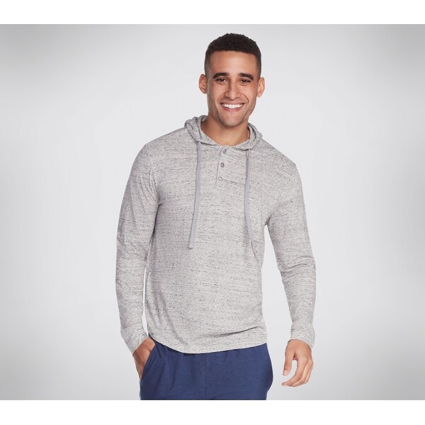 skechers hoodie grey