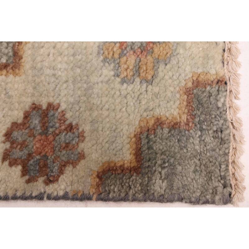 ECARPETGALLERY Hand-knotted Jules Serapi Light Grey Wool Rug - 8'3 x 9'11