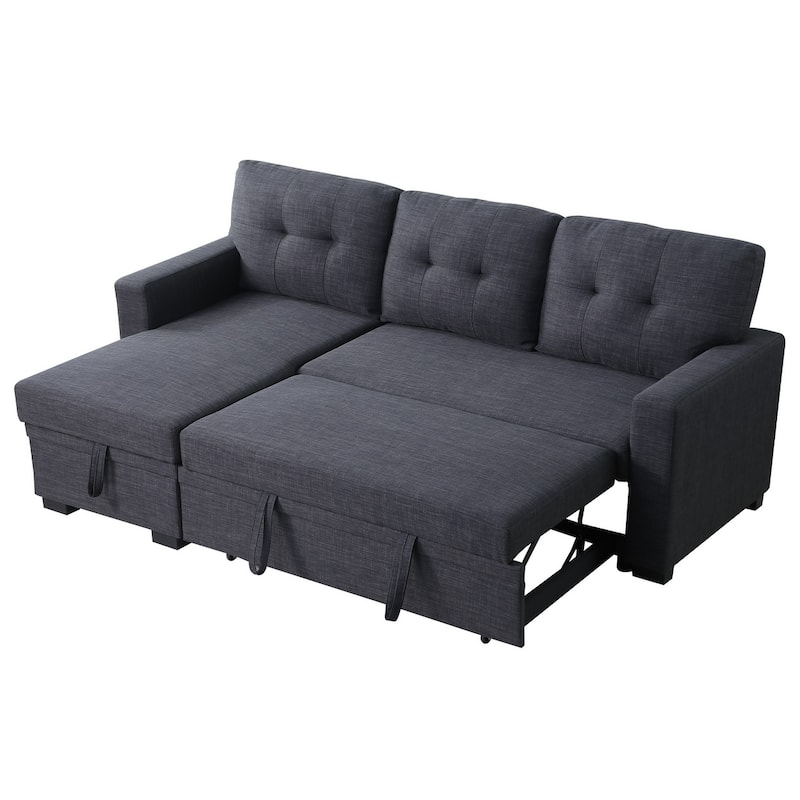 Modern Living Room Modular Sofa with Pull-out Bed and Hidden Storage