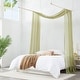 preview thumbnail 17 of 16, WARM HOME DESIGNS Bed Canopy Curtains Fabric for Canopy Bed