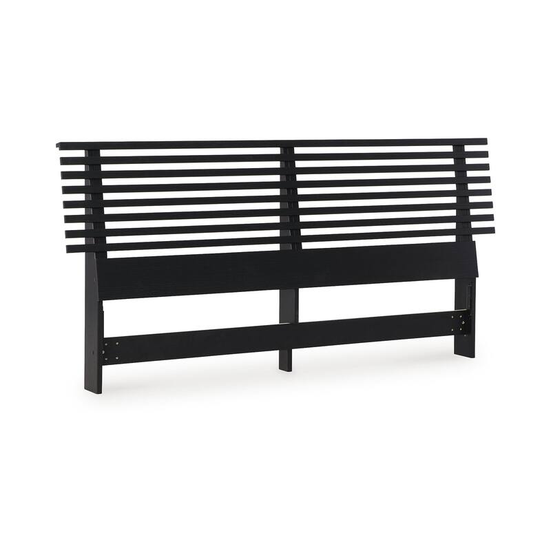 Signature Design by Ashley Danziar Black Slat Headboard