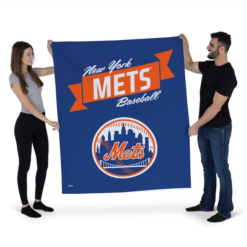 MLB Premium Mets Printed Wall Hanging - 34"x40"
