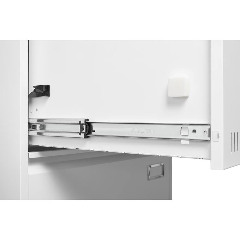 2 Drawer Metal Lateral File with Lock,Office Vertical Files