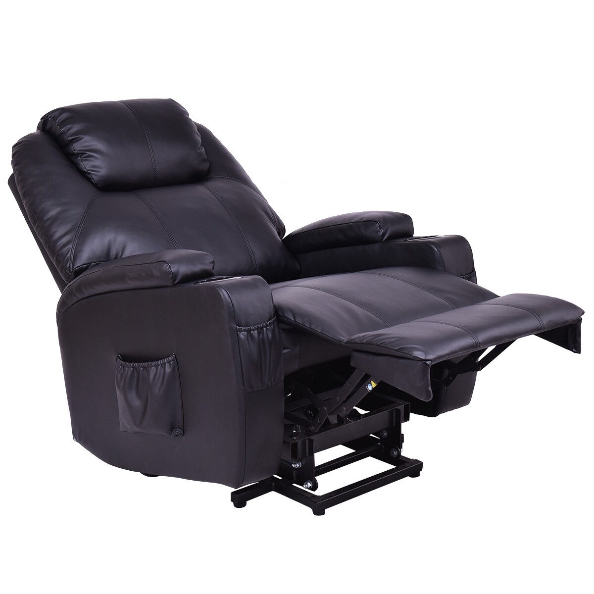 Costway Lift Chair Electric Power Recliner W Remote And Cup Holder Overstock 18512998