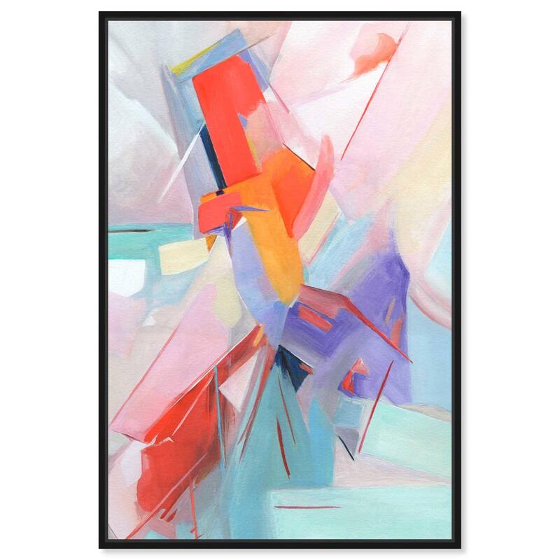 Give Joy I Canvas by Art Remedy - 36" x 54" - Black
